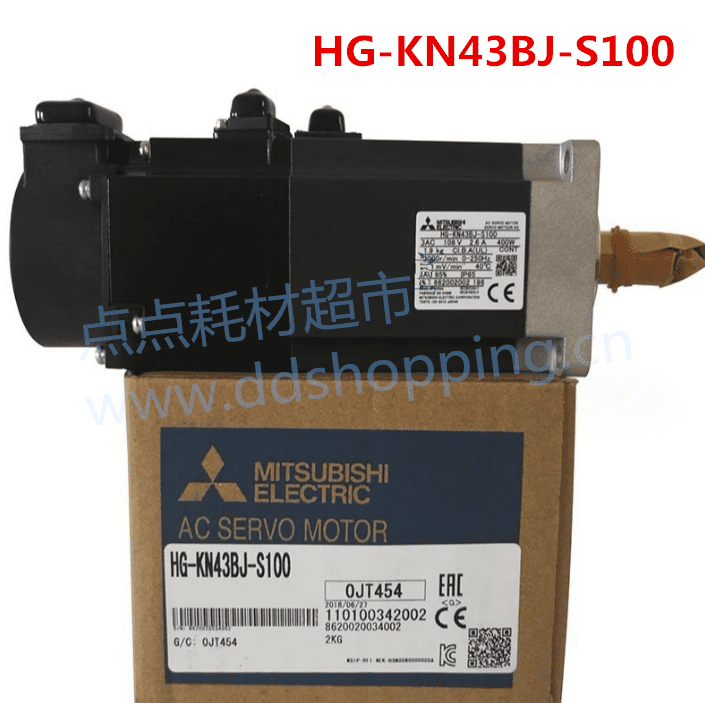 Mitsubishi三菱交流伺服马达 电机 HG-KN43BJ-S100