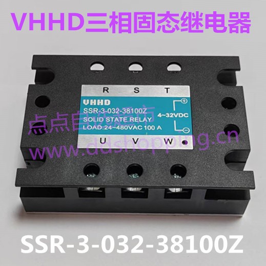 VHHD三相固态继电器  SSR-3-032-38100Z