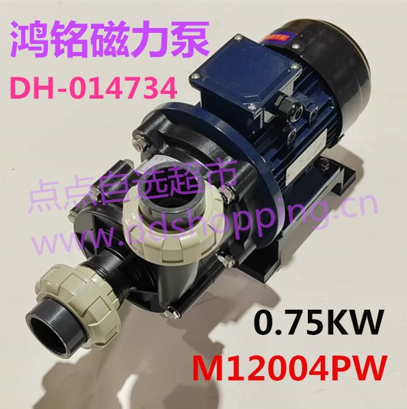 鸿铭卧式磁力泵M12004PW  配0.75KW电机