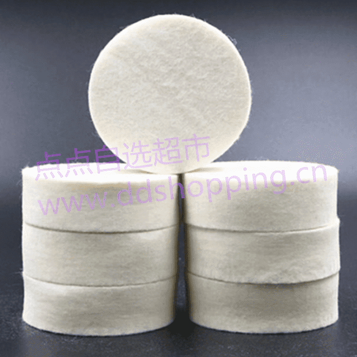 手擦羊毛轮  毛毡抛光轮Φ65*20